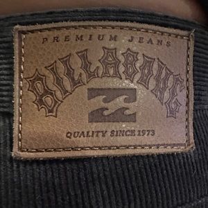 Billabong Corduroy Grey Slim Fit Pants Very Nice.